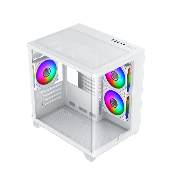 Vỏ case Xigmatek Pano M Nano Arctic 3GF – Trắng