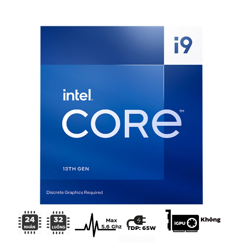 CPU Intel Core I9-13900F (36M Cache, up to 5.50GHz, 24C32T, Socket 1700)