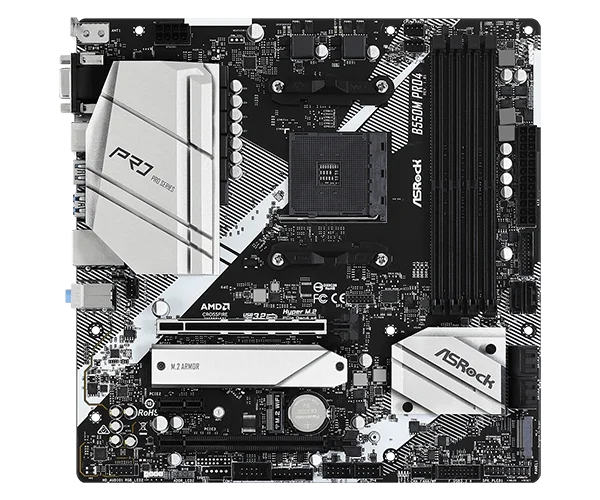 Mainboard ASROCK B550M PRO4 (AMD B550, Socket AM4, m-ATX, 4 khe RAM DDR4)