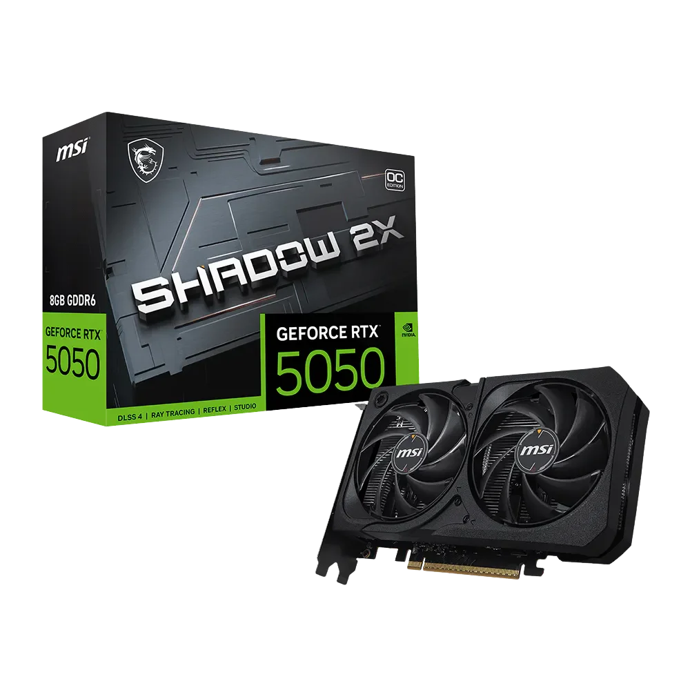 Card Màn Hình MSI GeForce RTX 5050 8G SHADOW 2X OC