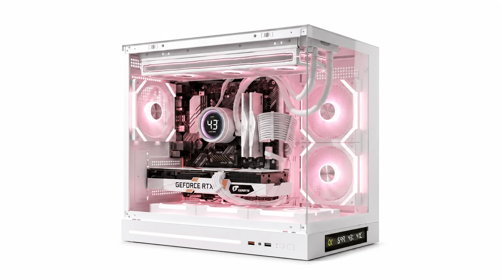 PC Gaming Ziczac 08 (Intel Core I5-12400F/VGA RTX 3050 Ultra White)