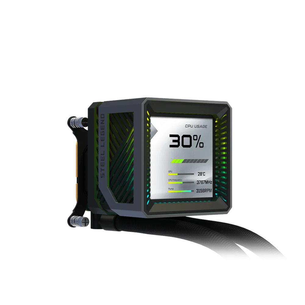 Tản nhiệt nước AIO ASROCK STEEL LEGEND DARK 360 LCD