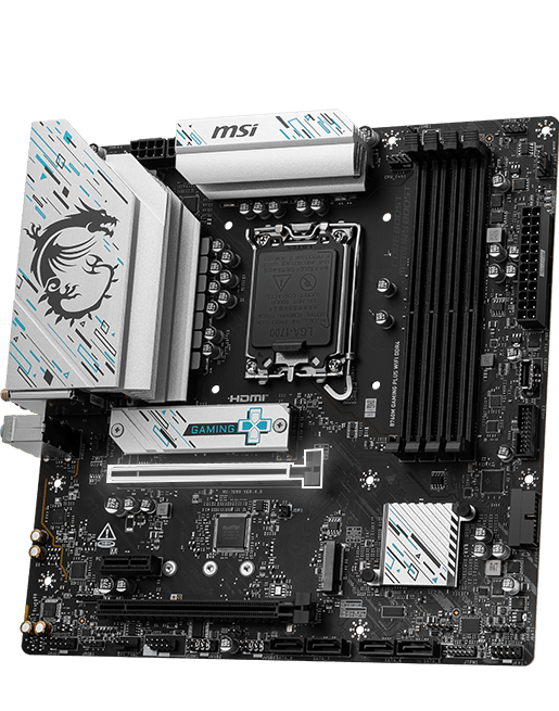 Bo mạch chủ MSI B760M Gaming Plus Wifi DDR4 Lighting Gen4