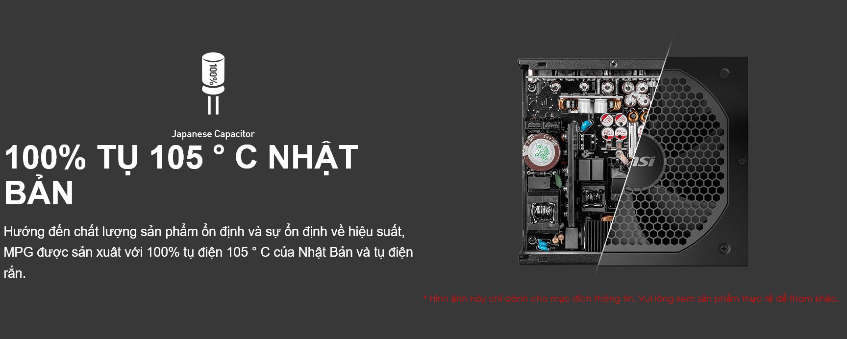 Nguồn máy tính MSI MPG A850GF 850W (80 Plus Gold/Full Modular/Màu Đen)