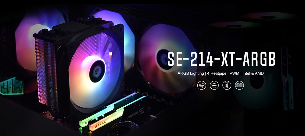 Tản nhiệt khí ID-Cooling CPU SE-214-XT ARGB