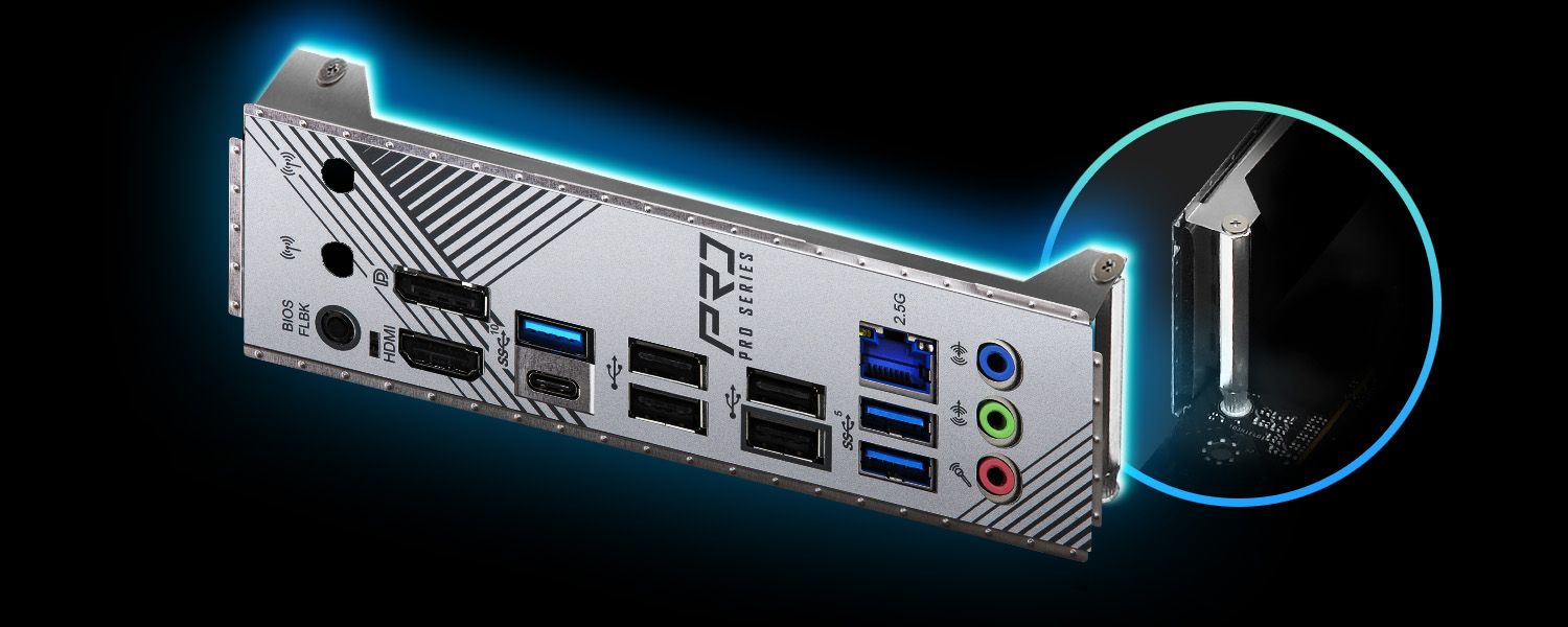 IO Shield được cài đặt sẵn