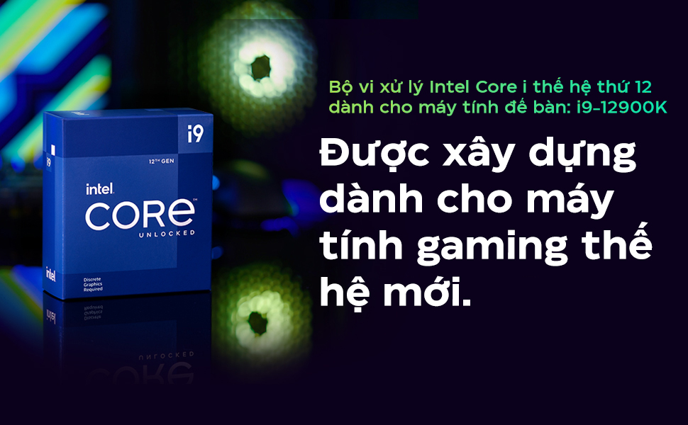CPU Intel Core i9-12900K (3.9GHz turbo up to 5.2Ghz, 16 nhân 24 luồng, 30MB Cache, 125W) - Socket Intel LGA 1700/Alder Lake)