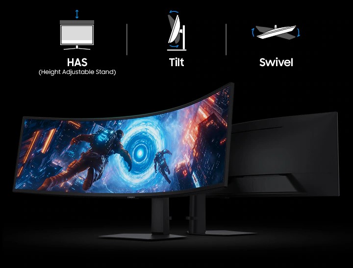Màn hình Gaming Samsung Odyssey G9 G91F 49 inch DQHD 144Hz 1ms VA LS49FG912EEXXV