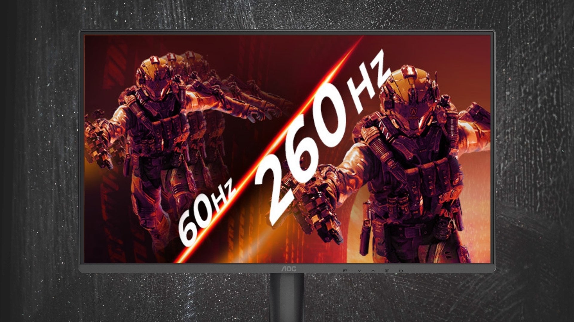 Màn hình AOC 24G50Z/71 - Tần số quét 260Hz