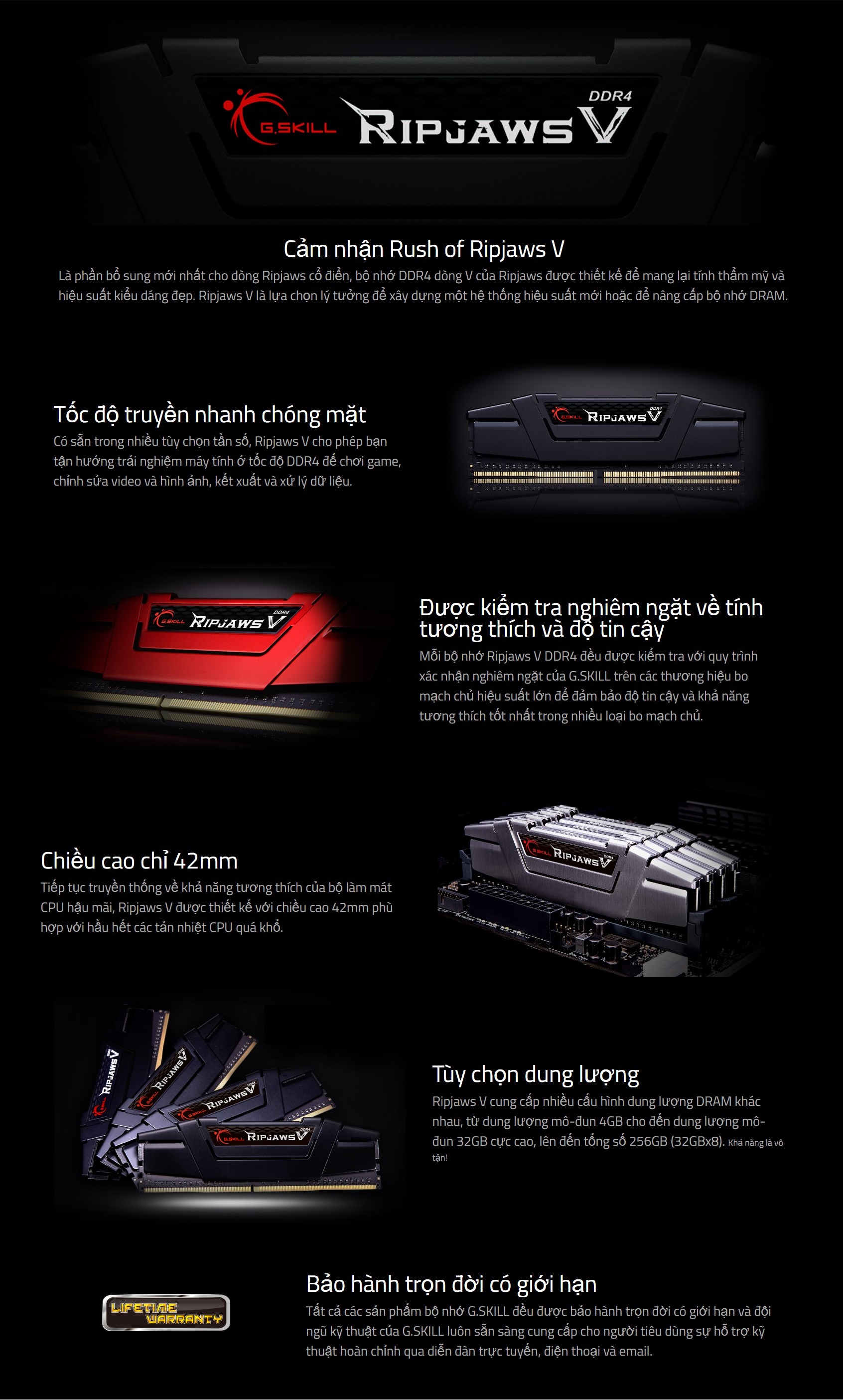 Ram Desktop Gskill RIPJAWS V