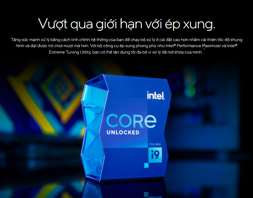 CPU Intel Core i9-11900K (3.5GHz turbo up to 5.3Ghz, 8 nhân 16 luồng, 16MB Cache, 125W) - Socket Intel LGA 1200