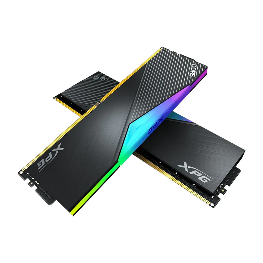 Ram Desktop Adata XPG LANCER RGB Black (AX5U6400C3216G-CLARBK) 16GB (2x16GB) DDR5 6400Mhz