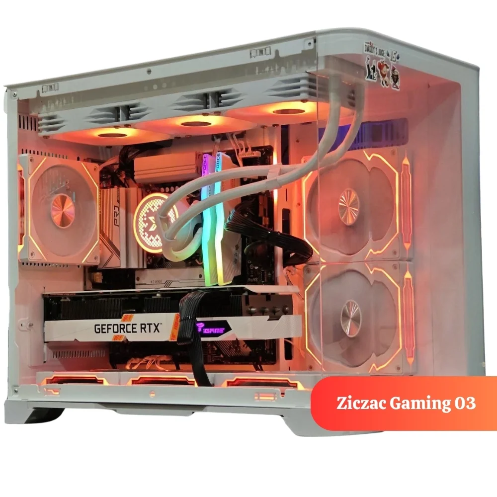 PC Gaming Ziczac 08 (Intel Core I5-12400F/VGA RTX 3050 Ultra White)